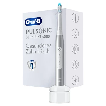 „Pulsonic Lic Luxe 4000“ sidabrinio garso šepetėlio garso šepetėlis