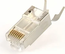 Gembird Modular plug CAT7 15u gold 10pcs