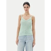 Vero Moda Marškinėliai Peru 10326463 Žalia Regular Fit