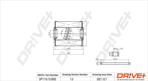 Kuro filtras Dr!ve+ DP1110.13.0052