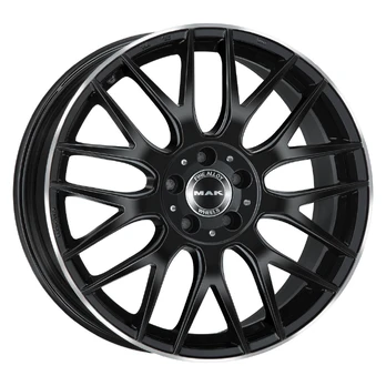 MAK Arrow R18 9J 5x112 ET50 CB66.6 Gloss Black Mirror Ring