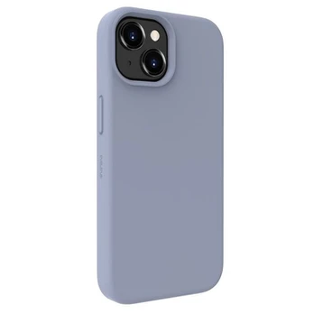 Evelatus iPhone 15 Premium Soft Touch silikoninis dėklas Apple levandų pilkas