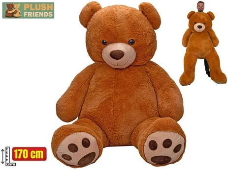 03173 170 CM RUDAS PLIUSINIS MEŠKĖTIS „BETA“
