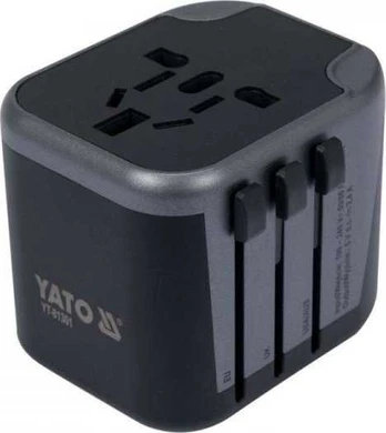 Yato UNIW kelioninis adapteris. 2XUSB 12W