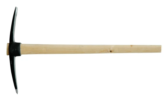 Vorel pickaxe dvipusė medinė rankena 2,5kg (32900)