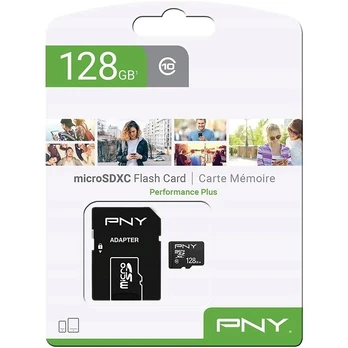 PNY Performance Plus 128 GB MicroSDXC 10 klasės (P-SDU12810PPL-GE)