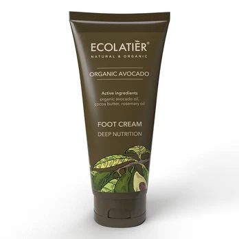 Pėdų kremas Ecolatier Deep Nutrition Organic Avocado, 100 ml