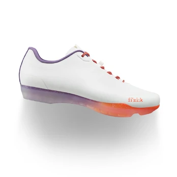Fizik Beat Gravel batai | White - Orange, 43,5