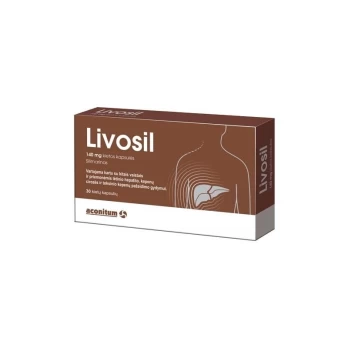 LIVOSIL 140 mg kietosios kapsulės N30