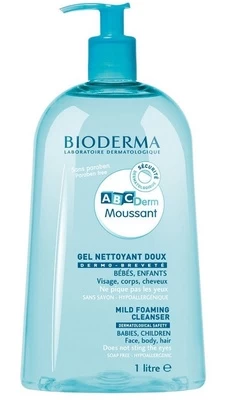 Valomasis gelis kūdikiams ir vaikams ABCDerm 1000 ml