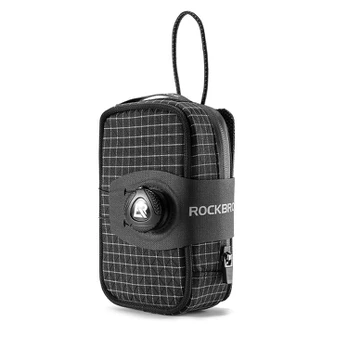 Rockbros P010 multifunctional saddle bag with bottle holder - juodas