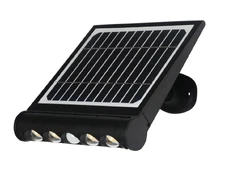 Prožektorius CristalRecord Mix Solar, 8 W, 950 lm, 4000 °K, IP20, juodas kaina
