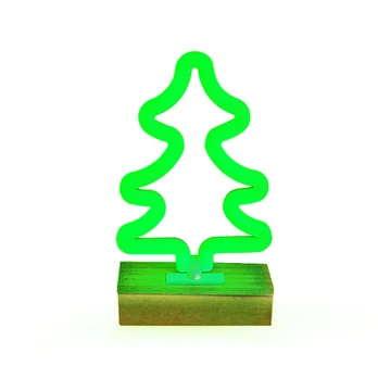 TelForceone Neoninis medinis stovas LED TREE žalias FLNW03 Forever Light