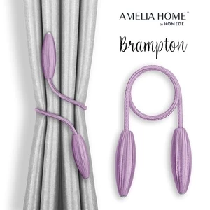 Užuolaidų aksesuaras AmeliaHome Brampton, 380 mm, violetinė, 2 vnt.