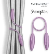Užuolaidų aksesuaras AmeliaHome Brampton, 380 mm, violetinė, 2 vnt. kaina