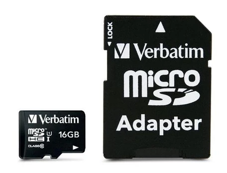 Memory card Verbatim Premium U1 MicroSDHC 16GB + Adapter