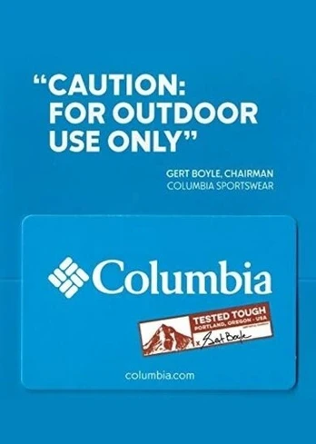Columbia Sportswear Gift Card 425 CAD Key CANADA