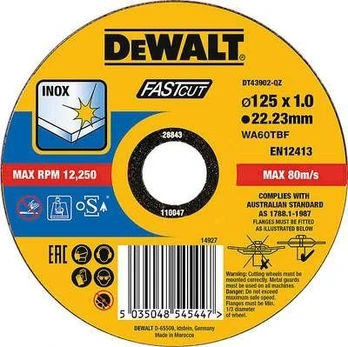 DEWALT METAL SHIELD 125x1.0mm
