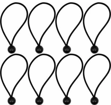 Elastinės kilpos tentui, 200mm, 8vnt