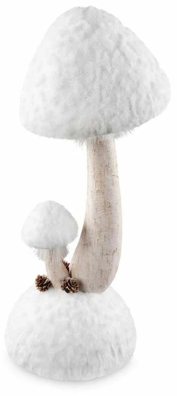 Dekoracija, "Grybai", 36 cm, smėlio