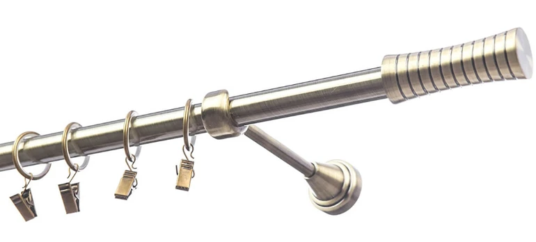 Karnizas Olimp Walec, 150 cm, Ø 19 mm, antikinio aukso