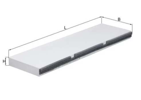 Filtras, salono oras KNECHT LA 492