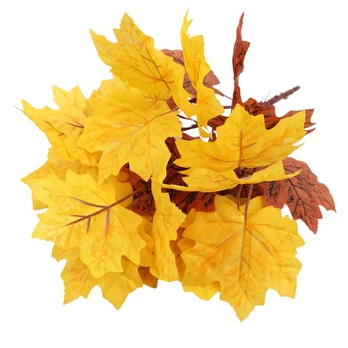 Dirbtiniai klevo lapai, AHF496 Yellow