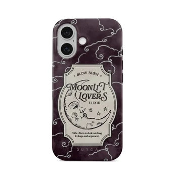 Moonlit Lovers - iPhone 16 Case, Elite Mirror Light (MagSafe) / Gold