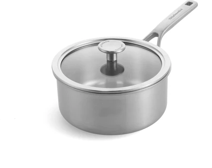 Kitchenaid - Multiply Saucepan with Lid - Silver - 20 cm