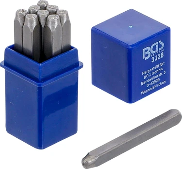 Skaičių išmušėjų rinkinys | 2,5 mm (3028)