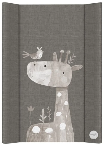 Kietas vystymo kilimėlis Ceba Baby Basic Friendly Giraffe, 50 × 70 cm