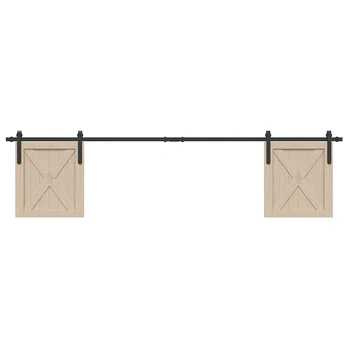 stumdomų spintelių durų komplektas 213 cm anglinis plienas