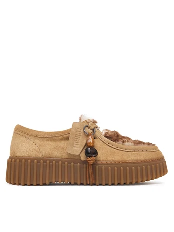 Clarks Pusbačiai Torhill Bee 26327766 Smėlio