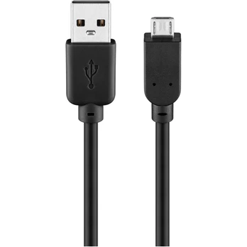 USB kabelis Goobay USB-A – Micro-USB 1,8 m, juodas