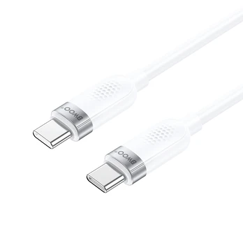 BWOO 100W cable USB-C - USB-C 1m baltas