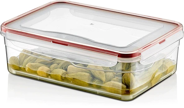 L12 RECTANGLE SAVER BOX plastikinis indas su dangteliu