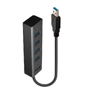 HUB USB Lindy Hub USB 3.0 LINDY 4 Port juoda kaina