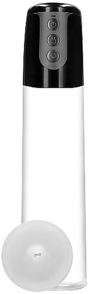 Pumped Automatic Cyber Pump with Masturbation Sleeve - Transparent