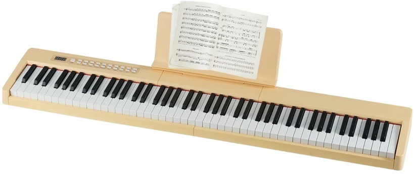 Elektrinis pianinas 88 klavišų geltonas
