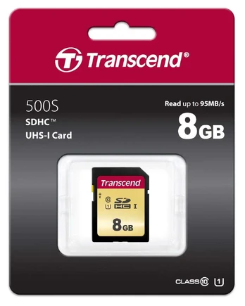 500S/8GB SDHC Class 10