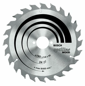 Bosch Disk.pjūkl.diskas 250x30m Optiline Wood