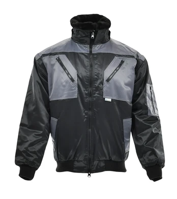 Darbinė striukė Sara Workwear, juoda/pilka, XXL dydis