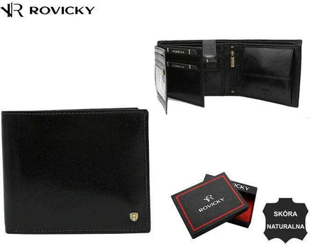 Vyriška odinė piniginė Rovicky RV143