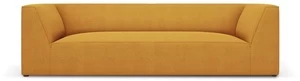 Sofa Micadoni Home Ruby, geltona, 232 x 92 cm x 69 cm