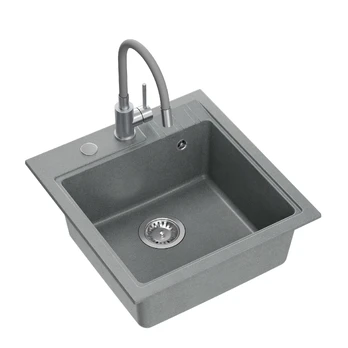 Plautuvė Quadron Peter 110, granitas, 50 cm x 52 cm x 20 cm