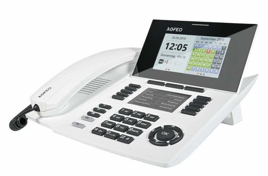 Telefonas Agfeo AGFEO Systemtelefon ST56 SENSORfon reinweiss