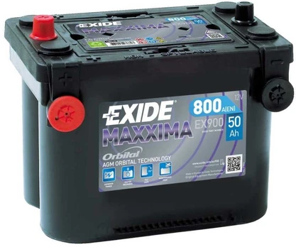 Akumuliatorius EXIDE EX900 12V 50Ah 800A K+