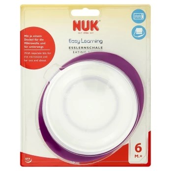 NUK dubenėlis su dangteliu EASY LEARNING, 6 mėn+, SE40