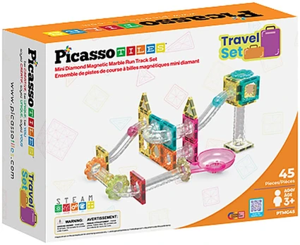 Picasso Tiles Magnetic marble circuit 45pcs