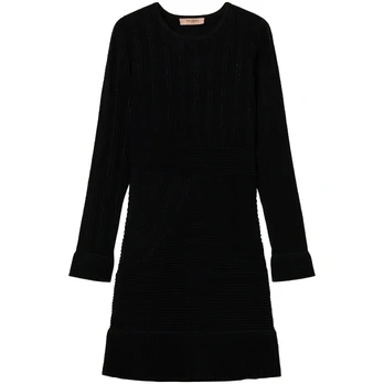 Midi suknelė moterims, Juoda, Midi dress
